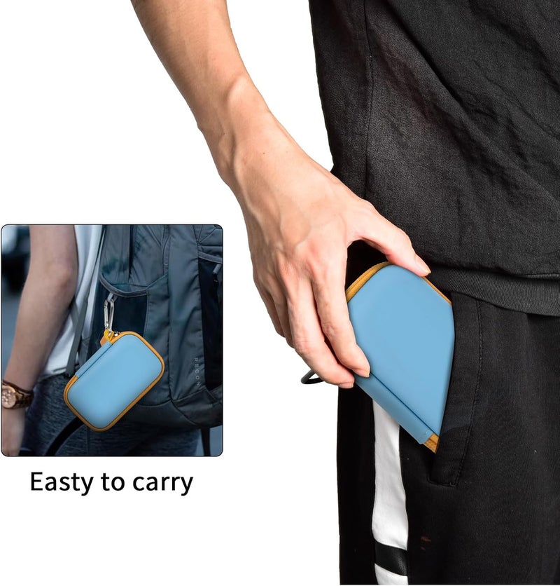 PAIYULE Case Compatible with SanDisk 1TB 2TB 500GB 4TB/for PRO Extreme Portable SSD, External Solid State Hard Drive Storage Holder for SDSSDE61/ SDSSDE60/ SDSSDE81/SDSSDE30/SDSSDE60 (Box Only)(SkyBlue) - Image 5